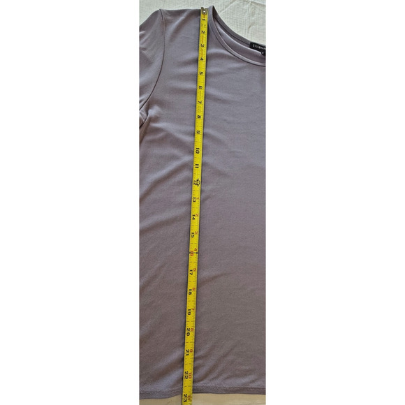 Eileen Fisher Silk Lavender Long Sleeve Small Shirt Layering Office - Picture 6 of 7